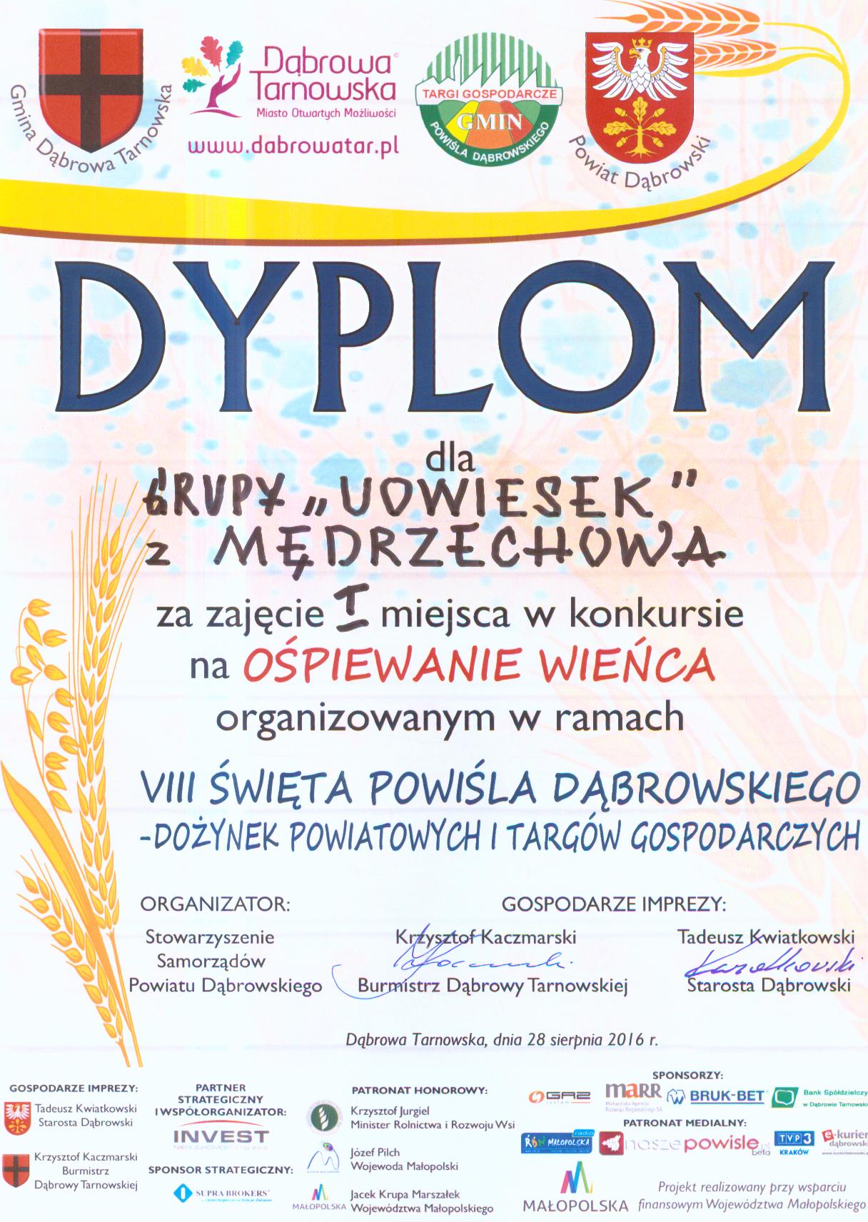 dyplom uOwiesek