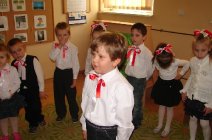 Obchody Święta Niepodległości w przedszkolu w Grądach