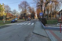 Przejście dla pieszych w Woli Mędrzechowskiej